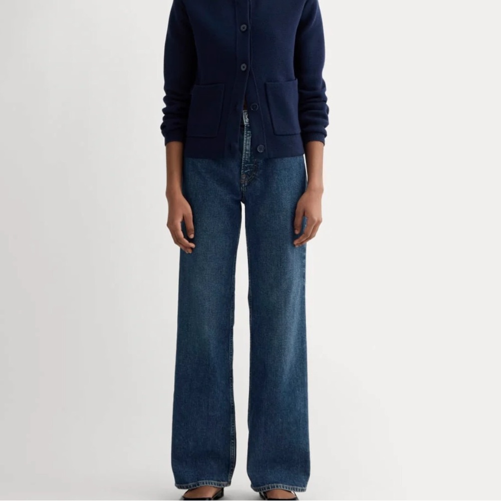 NEW Everlane The 90’s Forever Jean High Waist Dark Wash Jeans Size 30 Regular